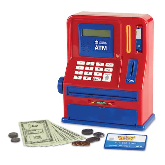 Learning Resources&#xAE; Pretend &#x26; Play&#xAE; Teaching A.T.M. Bank